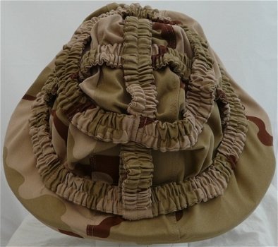 Helm Overtrek, M95, Desert Camouflage, Koninklijke Landmacht, maat: L, jaren'90.(Nr.3) - 3