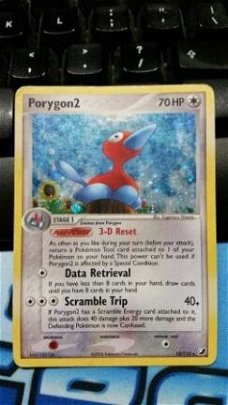 Porygon2  12/115  Holo Ex Unseen Forces gebruikt  nr1