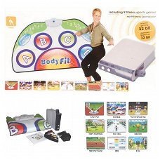 Body fit game set wireless console incl. 9 fitness sport games - draadloos interactieve speelmat