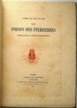 Le Poison des Pierreries 1903 Art Nouveau band Rene Kieffer - 3