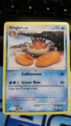 Kingler  20/106  Rare Diamond & Pearl Great Encounters