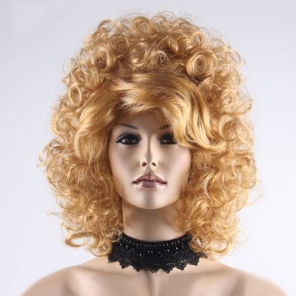 Diva / Drag Queen pruik groot volume goudblond - nr. 1