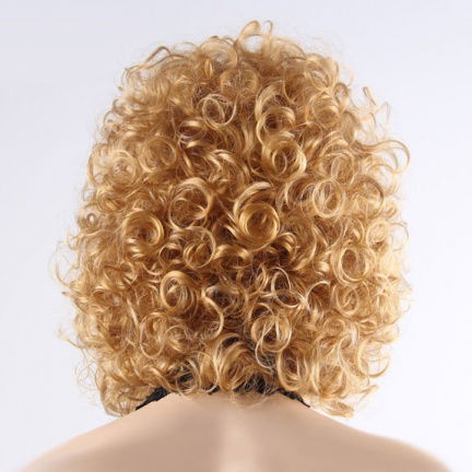Diva / Drag Queen pruik groot volume goudblond - Afbeelding 3