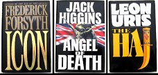 [Thrillers] Forsyth, Higgins, Uris Icon, Angel of Death, The Haj