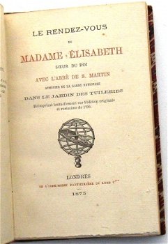 Le Rendez-vous de Madame Élisabeth 1875 #2/100 Curiosa - 1