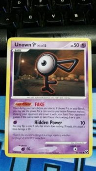 Unown F 56/106 Diamond & Pearl Great Encounters - 1