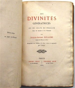 Divinites Generatrices ou du Culte du Phallus 1885 - Binding - 6