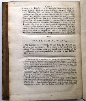 Den Echo Des Weerelds 1726 Jakob Campo Weyerman Vellum band - 6