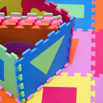 Foam puzzel matten geometrische wiskundige vormen - 4