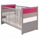 Babybox babybed kinderbed roze 2 in 1 meegroeibed - 2 - Thumbnail