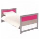 Babybox babybed kinderbed roze 2 in 1 meegroeibed - 6 - Thumbnail