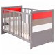 Babybox babybed kinderbed rood 2 in 1 meegroeibed - 2 - Thumbnail