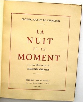 Crebillon - La nuit et le moment ou les matinés de Cythère - 4