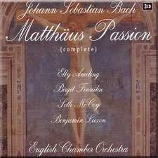 English Chamber Orchestra - Bach - Matthaus Passion (Complete) (3 CDs) met oa Elly Ameling (Nieuw)