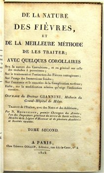 De La Nature des Fièvres 1808 Giannini - Marokijnen banden - 7