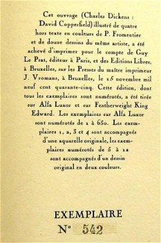 Dickens 1945 David Copperfield (Frans) #542/650 - Binding - 8