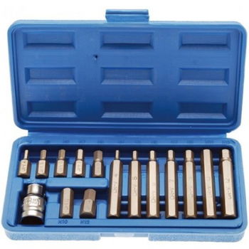 Inbus Bit Set (Binnen 6 Kant), 15 Delig - 1