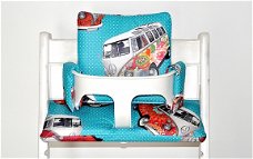 tripp trapp kussen gecoat ' Retro VW bus'