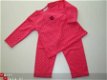 NIEUWE Badstof PYJAMA stippeltjes fuchsia maat 74 of 80 - 3 - Thumbnail