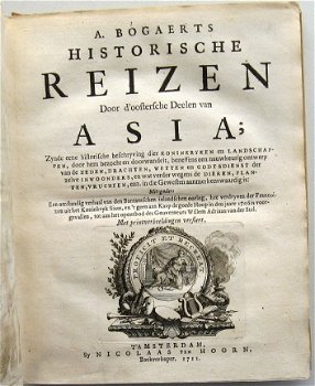 Historische Reizen door d'Oostersche Deelen van Asia 1711 - 4