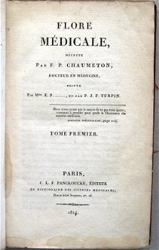 Flore Médicale 1814-20 Chaumeton - Botanie (424 kleurenill.) - 2