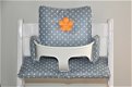 Stokke tripp trapp stoelverkleiner kussen gecoat 'Medaillon' - 4 - Thumbnail