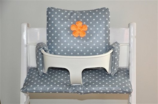 Stokke tripp trapp stoelverkleiner kussen gecoat 'Oilily' - 4