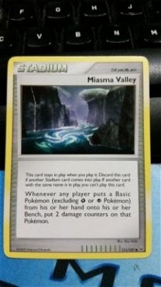 Miasma Valley  111/127 Platinum (Base Set)