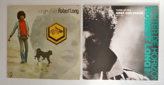 2x LP Robert Long - Vroeger of Later + Achter de Horizon - 1