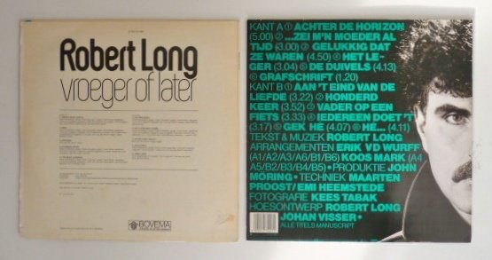 2x LP Robert Long - Vroeger of Later + Achter de Horizon - 2