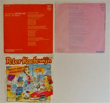 3x single: Peter Koelewijn & zijn Rockets (1981 - 1986) - 2