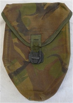 Hoes / Foedraal, Veldschep / Pioniersschop, Woodland Camouflage, Koninklijke Landmacht, 1993.(2) - 1