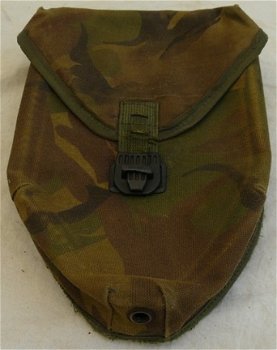 Hoes / Foedraal, Veldschep / Pioniersschop, Woodland Camouflage, Koninklijke Landmacht, 1993.(2) - 2
