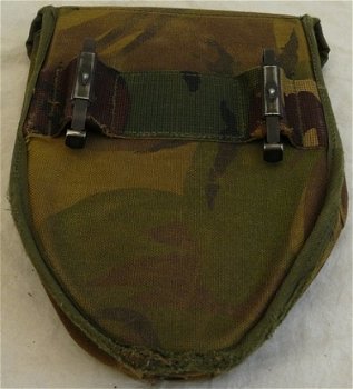 Hoes / Foedraal, Veldschep / Pioniersschop, Woodland Camouflage, Koninklijke Landmacht, 1993.(2) - 5