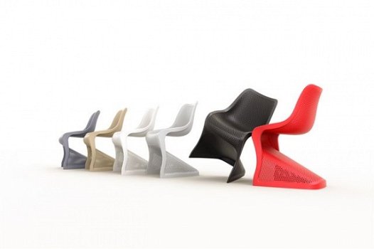 Nieuwe trend kunststof stoel Bloom, in diverse kleuren. - 7