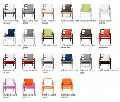 NEW kunststof fauteuil Arie inclusief 2 para kussens - 8