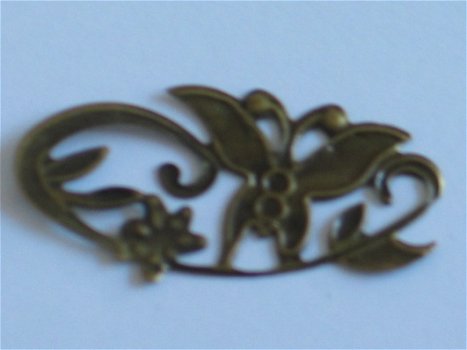 Bronze swirl butterfly - 1