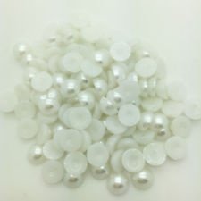 pearls 4mm white, 400 stuks