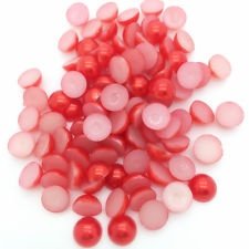 pearls 6 mm red, 200 stuks