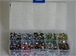 Box rhinestones 4mm, +/- 8000 stuks - 1 - Thumbnail