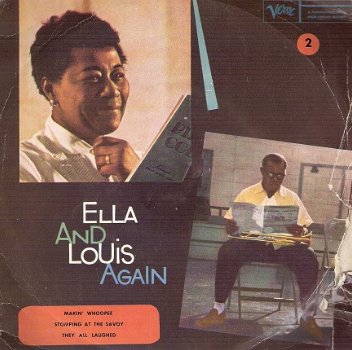 Ella Fitzgerald & Louis Armstrong, Oskar Peterson Trio - EP Ella And Louis Again Vol. 2 Jazzvinyltop - 1