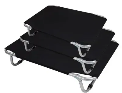 Hondenligbed Aluminium Large Zwart - nr. 1