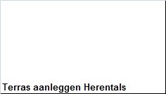 Terras aanleggen Herentals - 1
