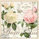 Servet 002 vintage roses tekst love large 33cm (per stuk) - 8 - Thumbnail