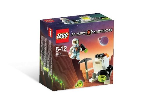 Lego 5616 Space Mars Mission Mini Robot NIEUW IN DOOS!!! - 0