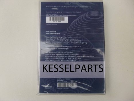 Opel CD500 Frankrijk France 2014/2015 Modeljaar 2009/2010 CD 500 Here Navteq - 3