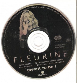 CD - FLEURINE - Meant to be ! - 2