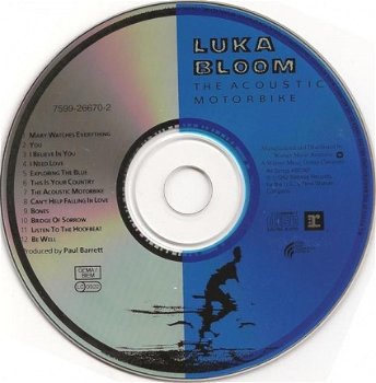 CD Luka Bloom The Acoustic Motorbike - 2
