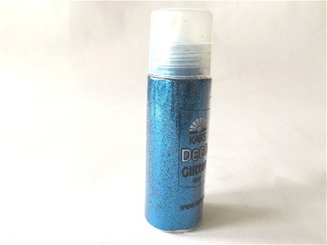 Mooie blauwe glitter - 2