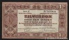 Zilverbon 1 gulden uit 1938, serie JE nummer 769960 - 1 - Thumbnail